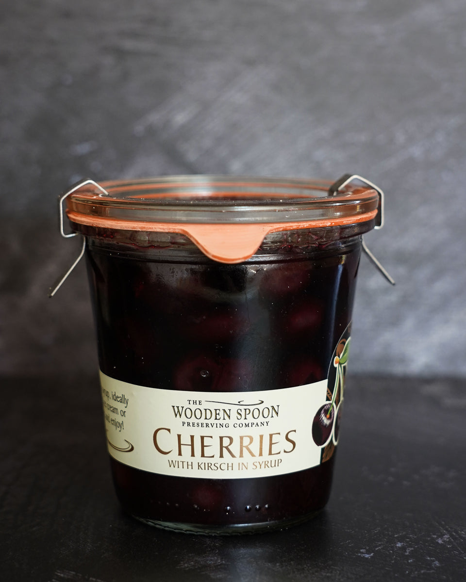 Cherries with Kirsch in syrup Tisbury Delicatessen